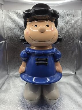 RARE Vintage Westland Giftware #20717 Peanuts Lucy Van Pelt 13" Cookie Jar
